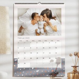 Personlig fotokalender med billeder