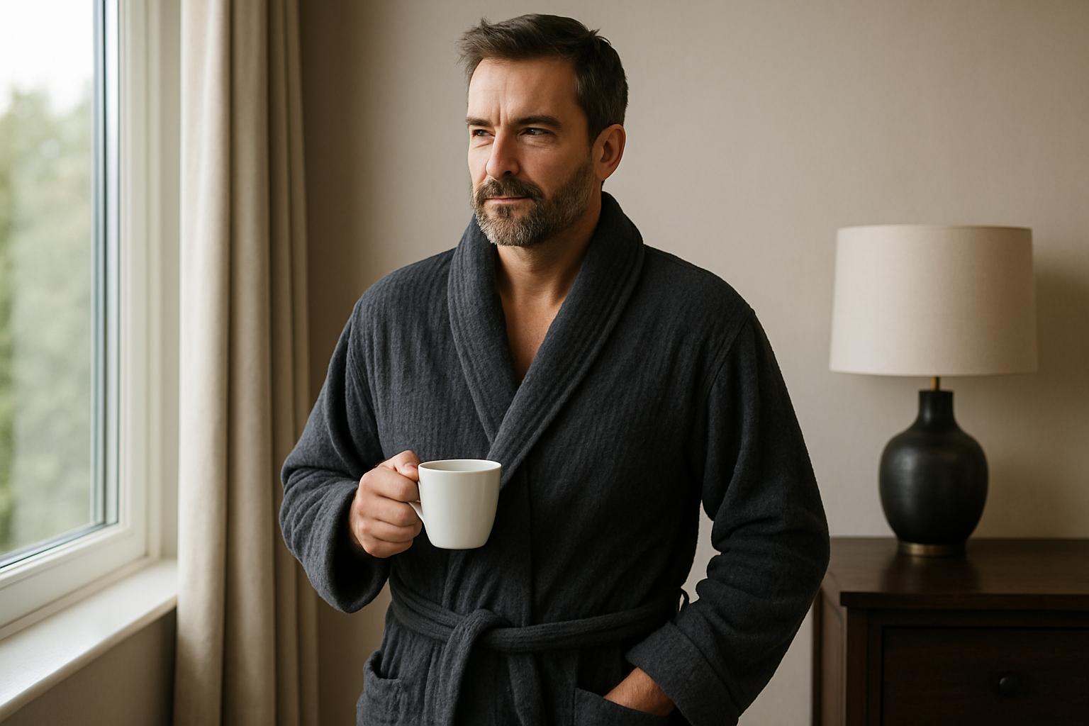 Morgenkåbe i luksus – gaveidé til manden der har alt